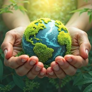 Download Save Earth, 4k, bokeh, Earth globe in hands, green leaves background, Earth, ecology concepts, continents, Earth globe, Save Earth concepts wallpapers - Wallpapers4screen_com